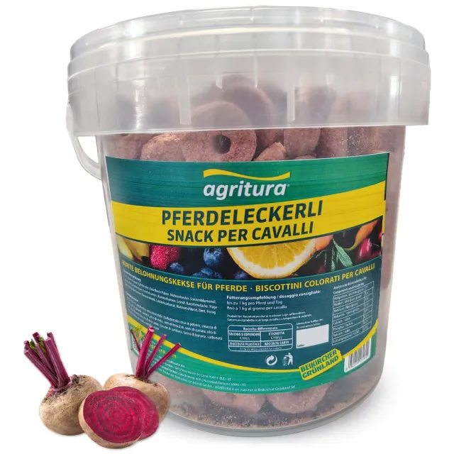 Agritura Beetroot biscotti per cavalli barbabietola 3,3 L
