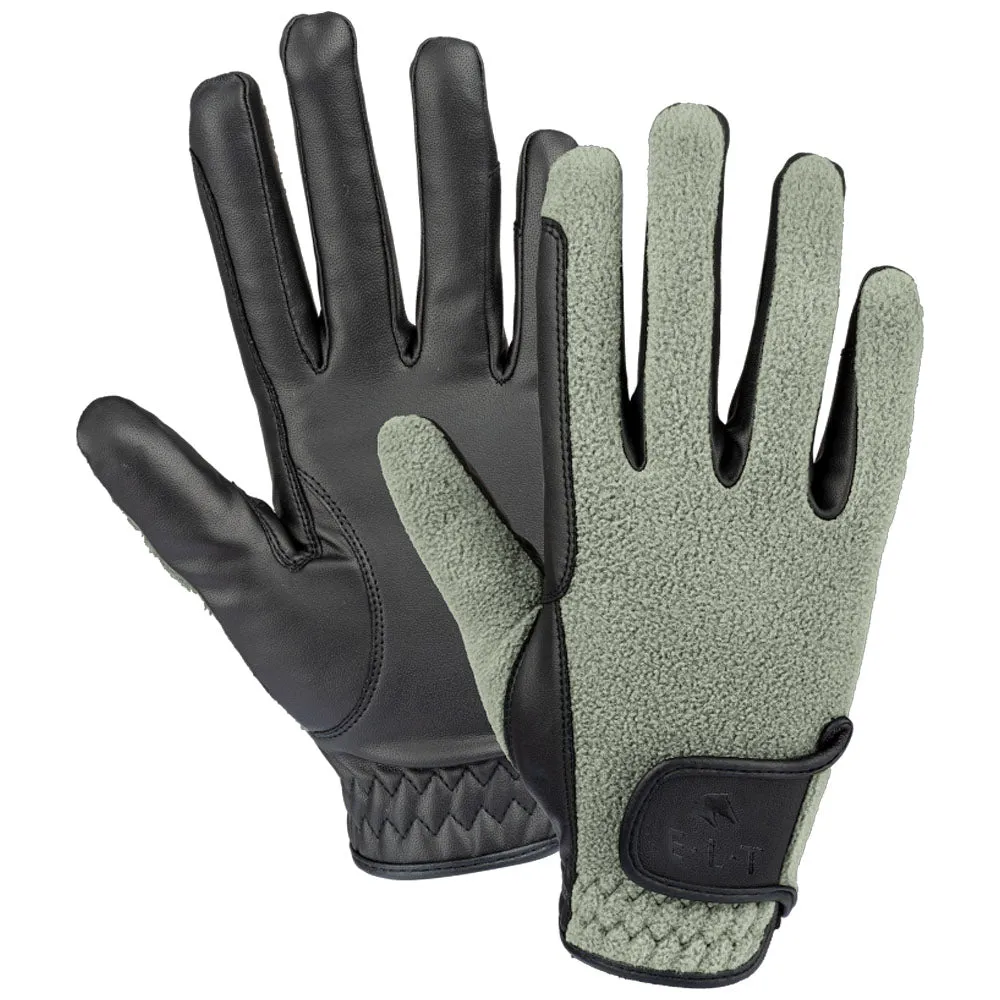 Waldhausen Picot Winter Guanti Equitazione in Pile Neri Caldi