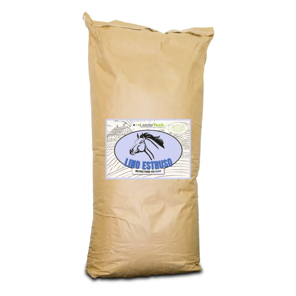 Leadertech Lino Estruso mangime cavalli 20 kg omega 3