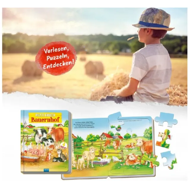 Beikircher Grünland Agritura libro puzzle fattoria 4 puzzle