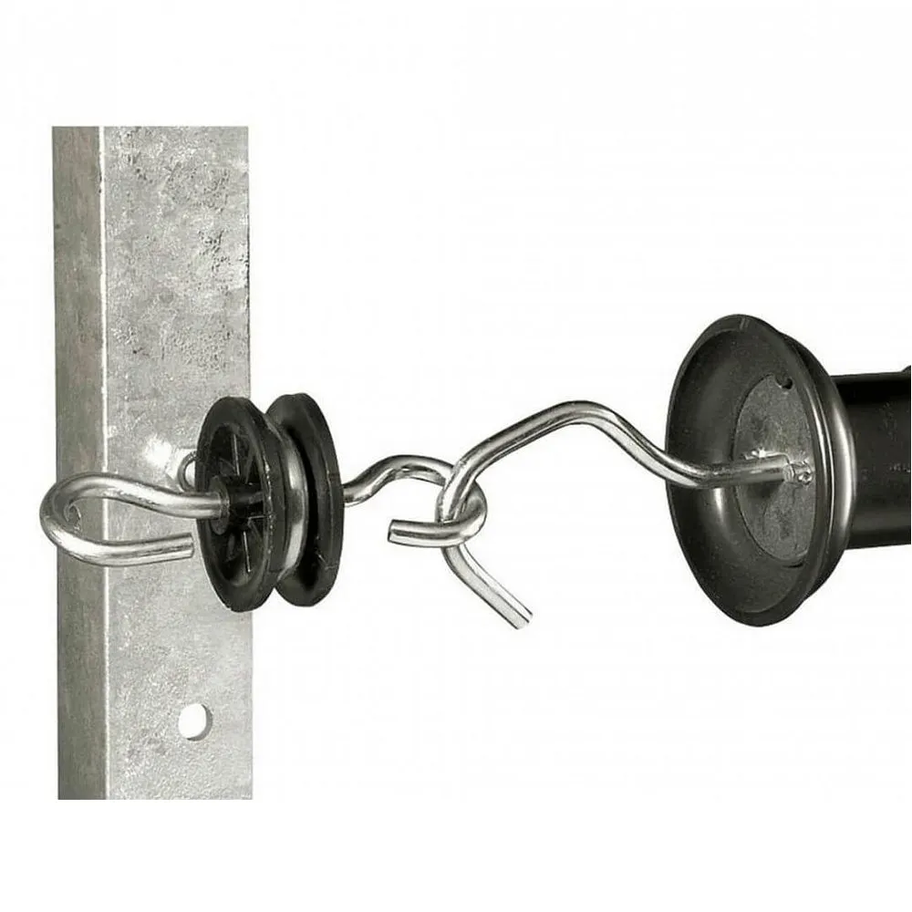 Beikircher Maniglia Isolatore per cancello 4 pezzi nero