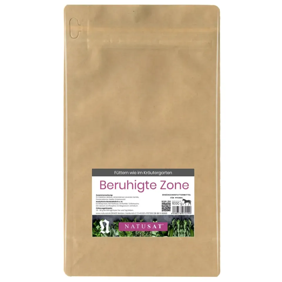 Natusat Quiet Zone Miscela Erbe Cavalli 1kg Valeriana