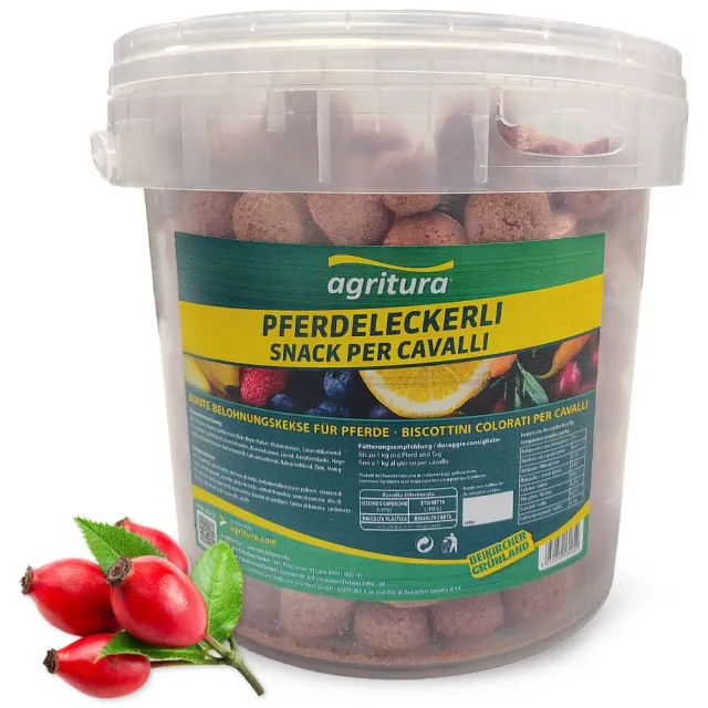 Beikircher Grünland Agritura Rosa Canina biscotti cavalli 3,3 L naturali