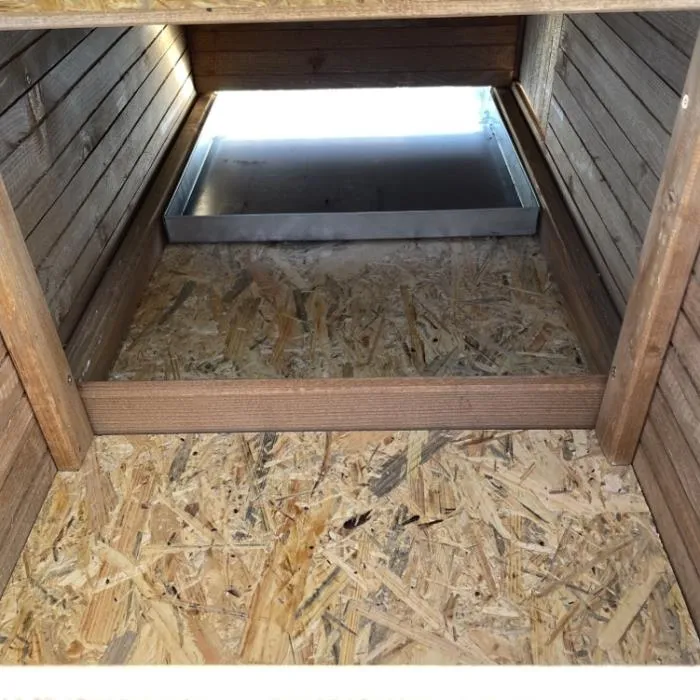 Il Verde Mondo Cocincina Mini pollaio legno grigio 2-4 galline