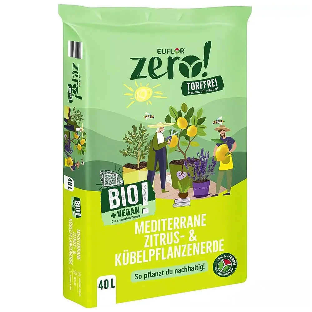 zero! Terriccio Bio Agrumi Mediterranee Senza Torba 40L