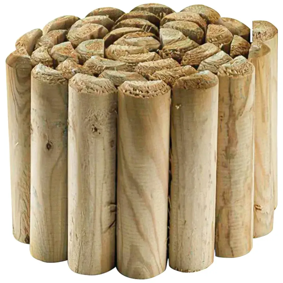 Bordura rollborder legno 5x30x250 cm aiuole