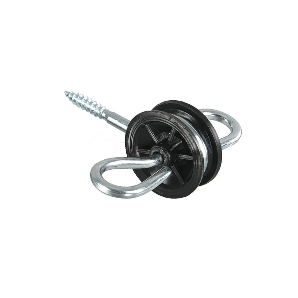 Beikircher Maniglia Isolatore per cancello 4 pezzi nero