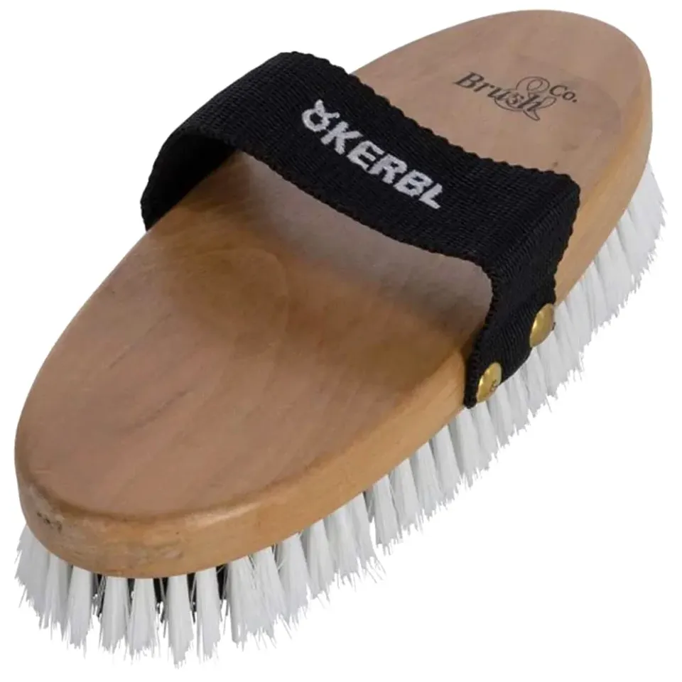 Beikircher Grünland Spazzola Cavalli Crine 22x9 cm Mano Legno