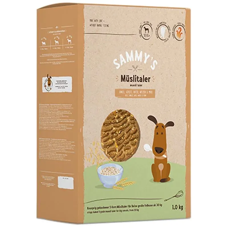 Bosch Sammy's Müslitaler snack cani 5 cereali senza zuccheri