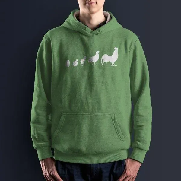 Il Verde Mondo Rooster Evolution Felpa Bambino 8/10 Anni