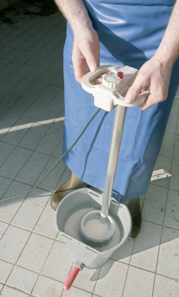 Beikircher Grünland Milk Warmer scaldalatte vitelli con manico termico