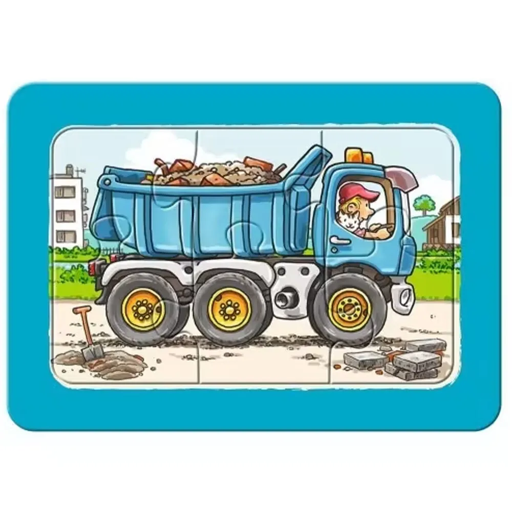 Ravensburger 3x6 puzzle bambini fattoria cantiere