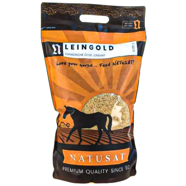 Natusat Leingold mangime cavalli 5 kg semi di lino