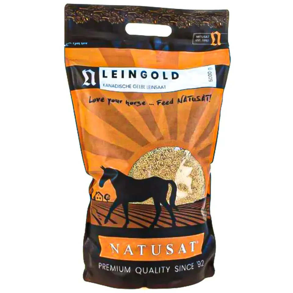 Natusat Leingold mangime cavalli 5 kg semi di lino
