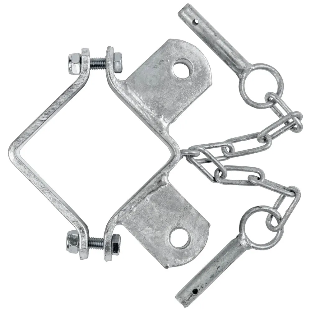 Beikircher Morsetto 90mm con supporto angolato 1 pz