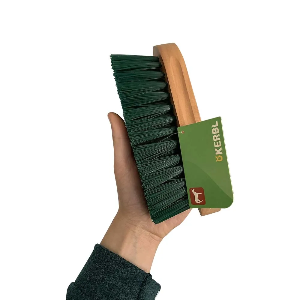 Striglia cavalli Beikircher legno setole dure 16 cm