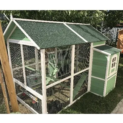 Il Verde Mondo Livorno XXXL Plus kit pollaio legno con recinto 10 galline