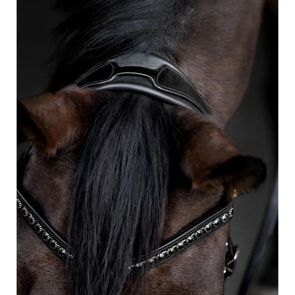 Waldhausen S-Line Blackshine testiera cavallo nera Full
