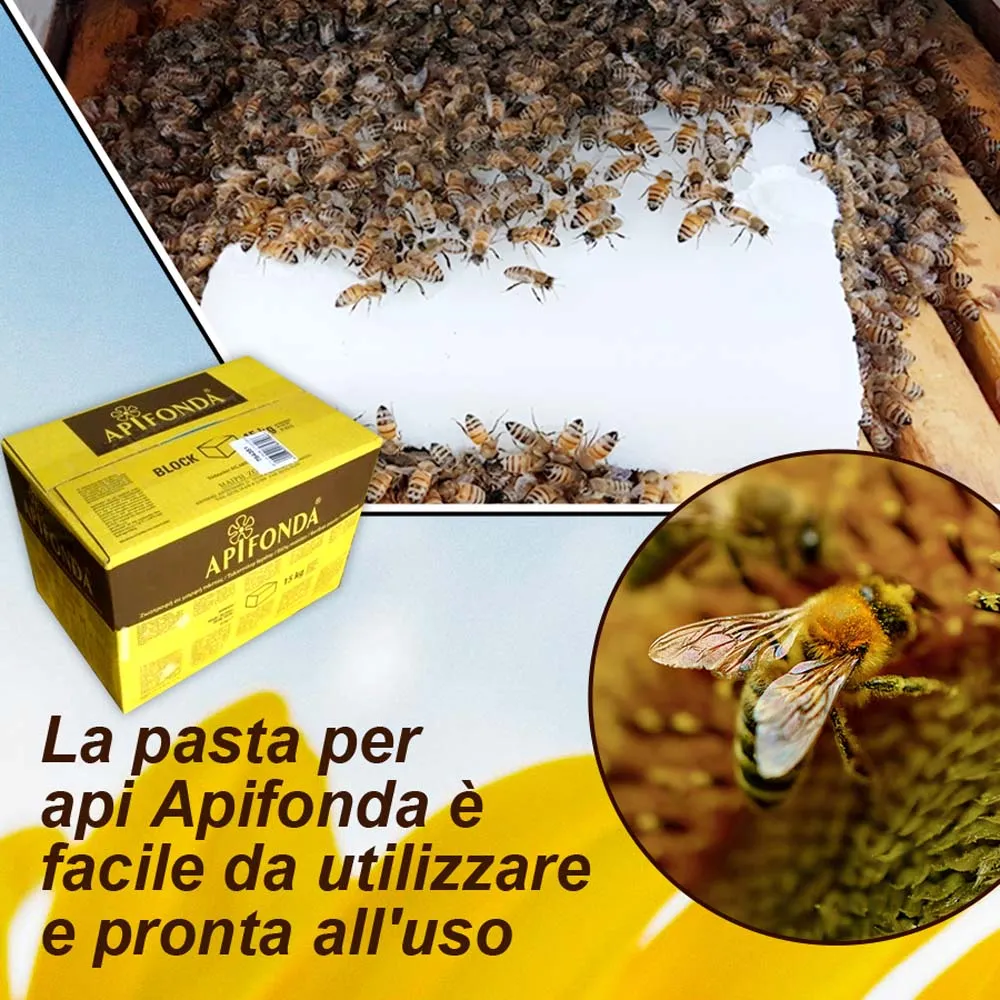 Apifonda BF pasta zucchero mangime api 12,5 kg pronto uso