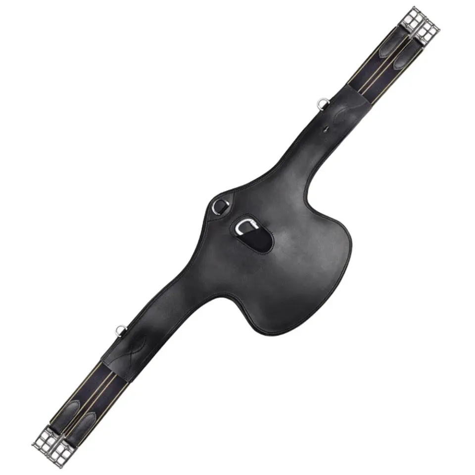 Beikircher Grünland sottopancia cuoio nero 130 cm paratacco