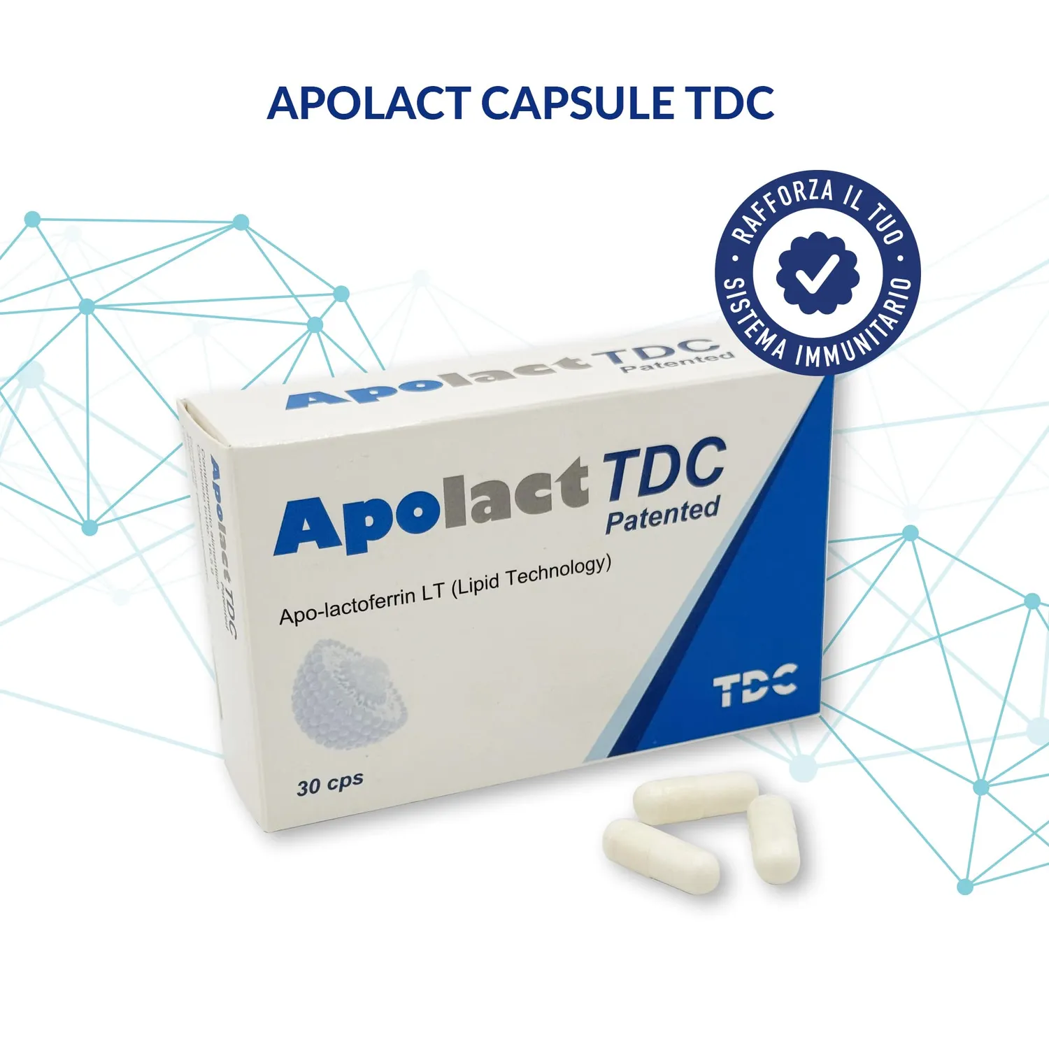 Terra Di Cuma Apolact TDC Integratore Apo-Lattoferrina Liposomi