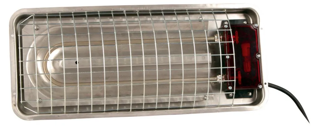 SunnyBoy lampada riscaldante irraggiamento 150W inox suinetti