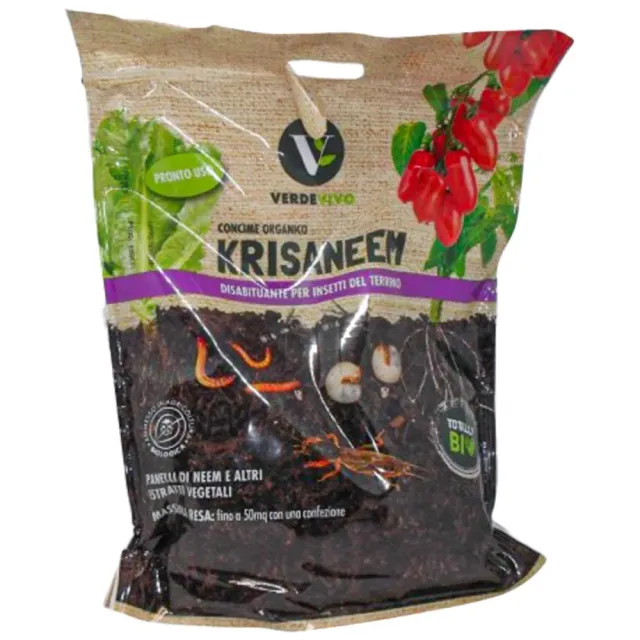 Adama Krisaneem repellente terreno neem 2kg orto bio