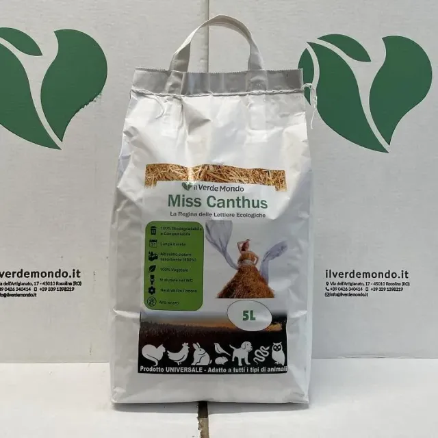 Il Verde Mondo Miss Canthus Eco Lettiera 5 Kg Vegetale