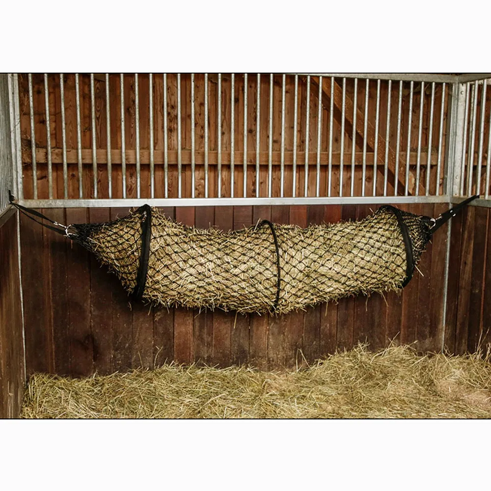 Beikircher rete fieno tunnel nera 150x50 cm 11 kg