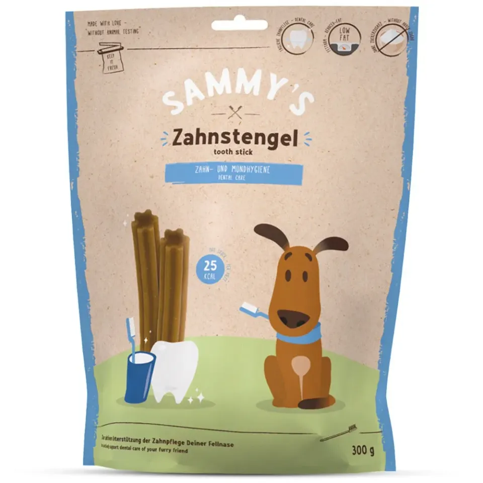 Sammy's Dental Sticks snack cane dentale 300g senza zucchero