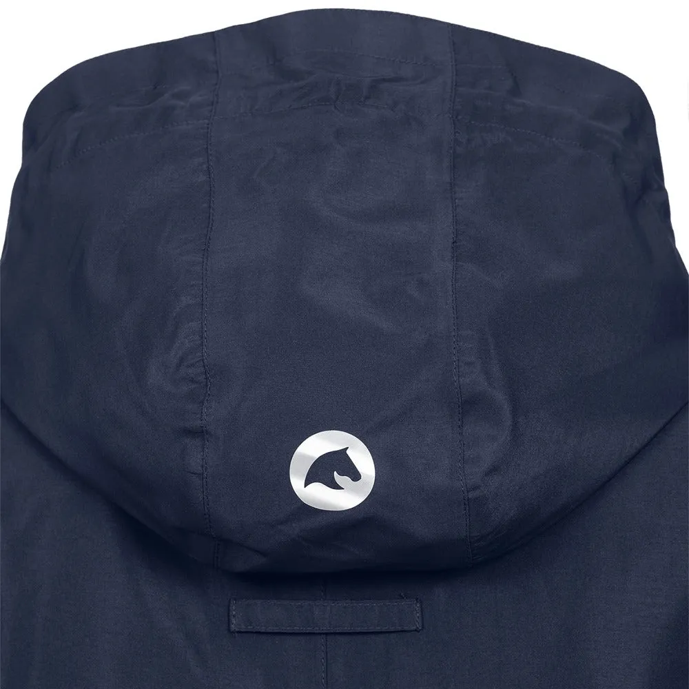 Emilia cerata equitazione blu navy impermeabile XS