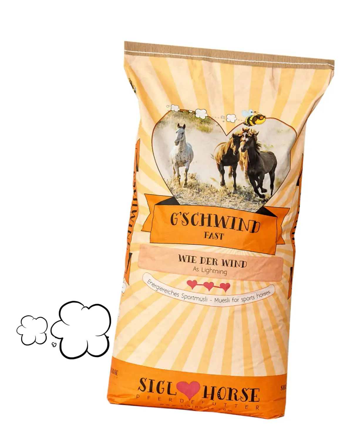 Siglhorse G´schwind muesli cavallo sport avena-free vitaminico