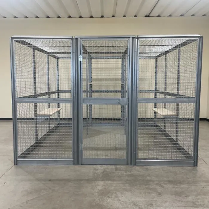 Il Verde Mondo Recinto Metallo Gatti Modello 3x3 285x285 cm