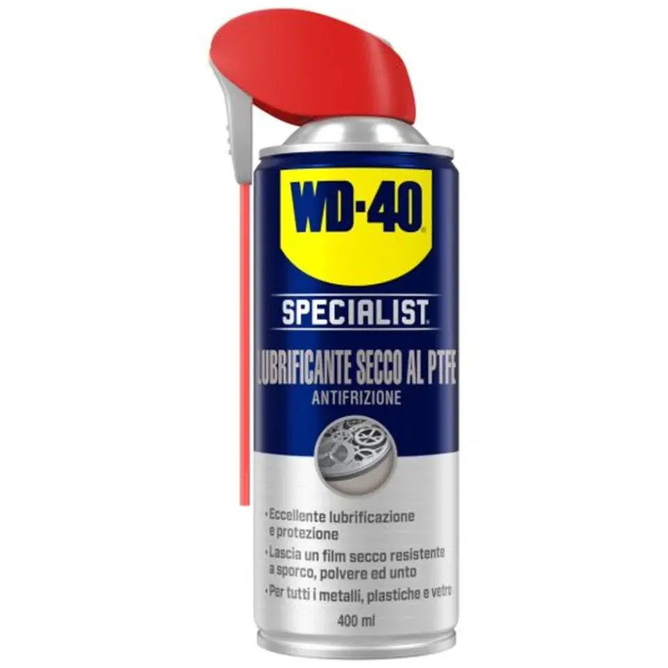 WD-40 Dry Lubricant lubrificante secco spray 400 ml PTFE