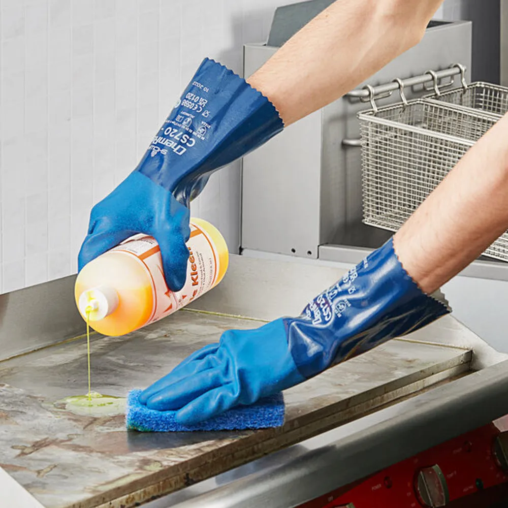 Showa CS720 guanti nitrile blu resistenti agenti chimici