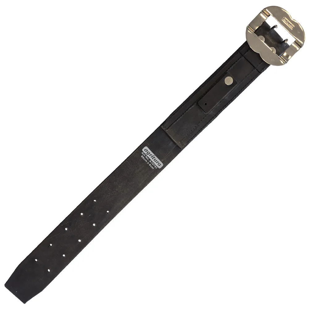 Beikircher Grünland cinghia pecore cuoio 65 cm nera