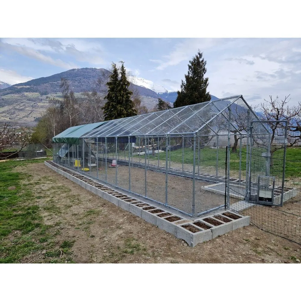 Il Verde Mondo Antipredatore recinto zincato 2,7x6 m con telo