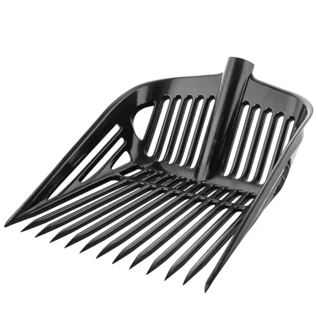 Beikircher forca lettiera plastica 45x40 cm manico 135 cm