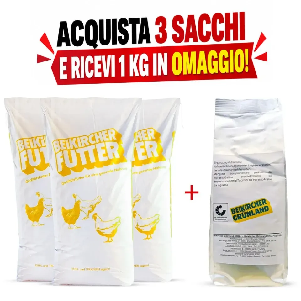 Beikircher mangime pick galline ovaiole granaglie 30 kg
