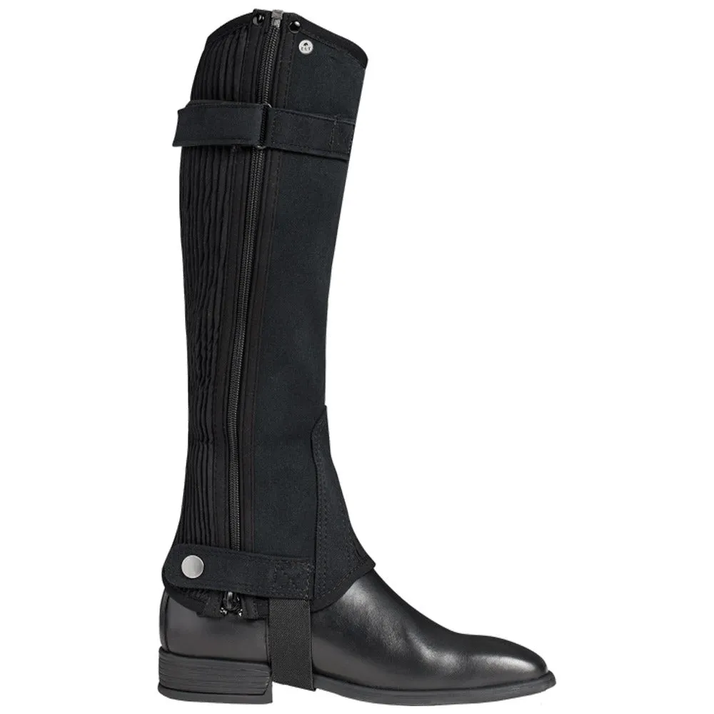 Beikircher Mini chaps Daily Use ghette equitazione elastiche nere