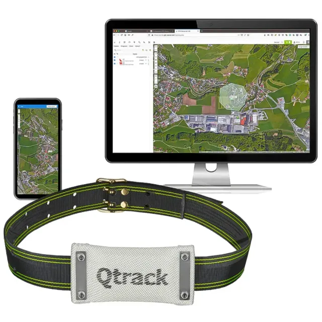 QTrack Q4 localizzatore GPS bestiame con ricarica wireless