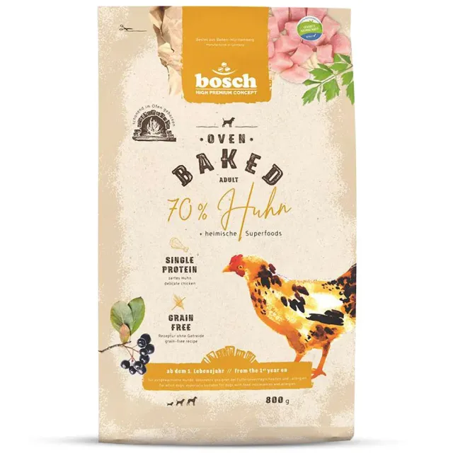 Bosch HPC Oven Baked pollo crocchette cani 800g