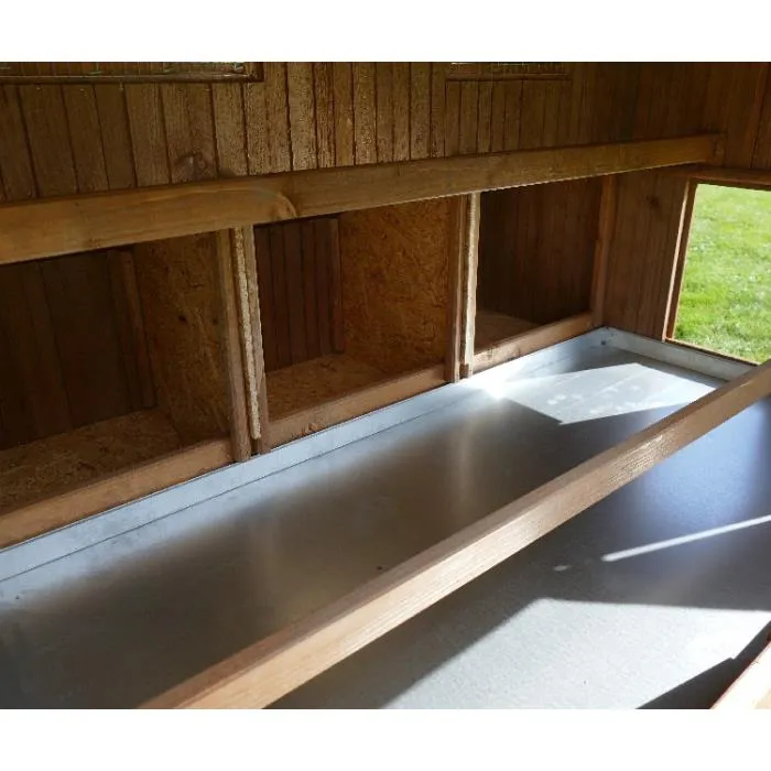 Il Verde Mondo Sussex pollaio giardino legno con nido triplo
