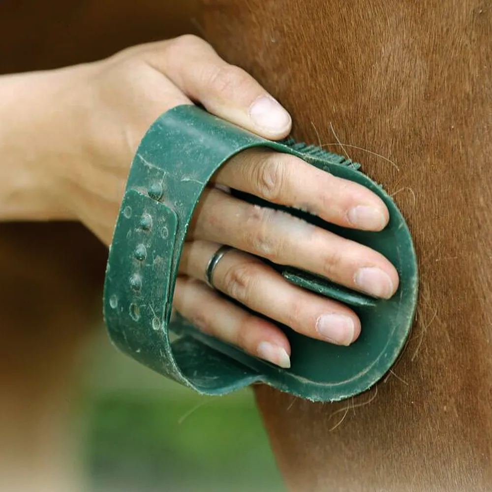 Beikircher Grünland striglia plastica aghi sottili 17,5 cm cavallo