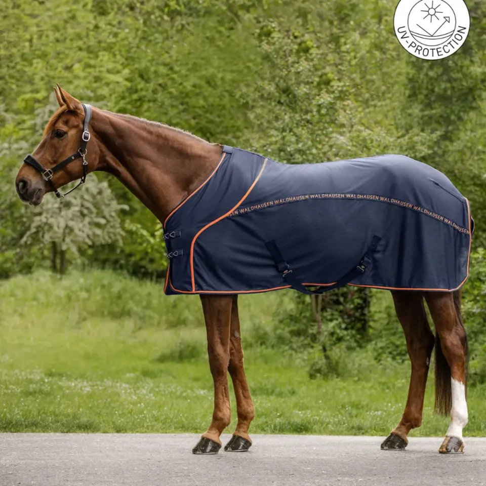 Beikircher Fresh coperta antimosche cavallo 145 blu notte