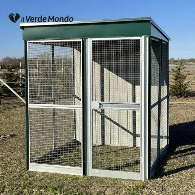 Il Verde Mondo recinto coperto galline rete 2x2 191x191