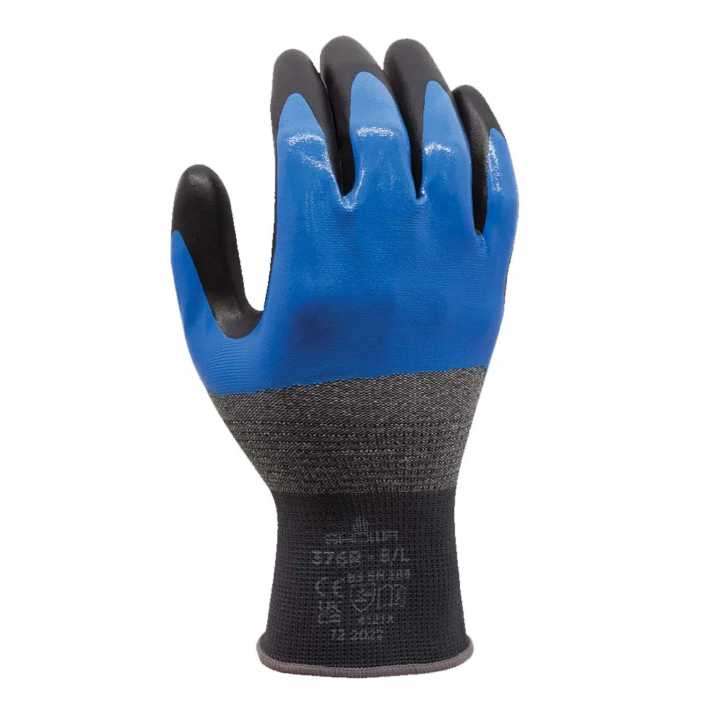 Showa 376 Foam Grip guanti lavoro nitrile oleosi