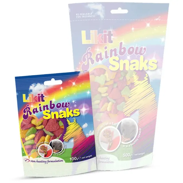 Likit Snaks snack cavalli 100 g Rainbow senza coloranti