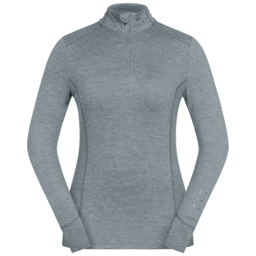 Milano maglia zip equitazione donna nera traspirante