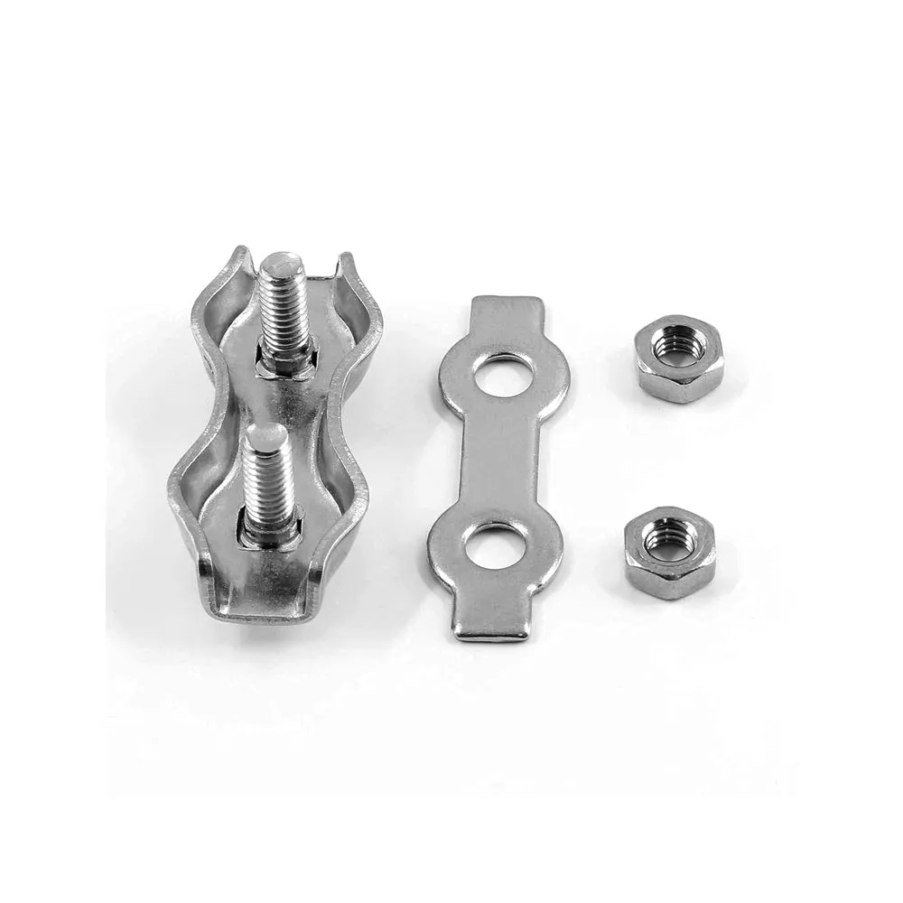 Beikircher giuntori corda recinto acciaio inox 10 pz